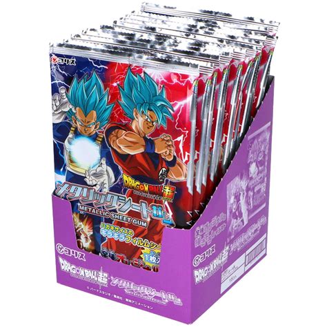 dragon ball metallic sheet gum|Dragon Ball Super Metallic Sheet Gum Goku.